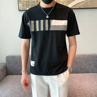 Summer Pu Shuai Short-sleeved T-shirt Men's Design T-shirt Trendy Round Neck Half Sleeve