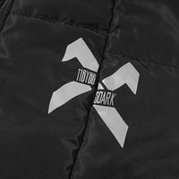 Male Loose Thickened Personality Trend Line Solid Color Cotton Jacket