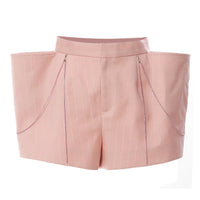 Rhinestone Strip Domineering Exaggerated Style Crisp Neutral Shorts Hot Pants Women