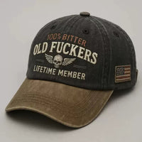 Vintage Pure Cotton Embroidered Baseball Cap From The Old Guys Club