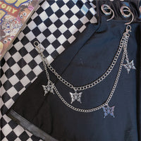 Men's And Women's Hanging Chain Decoration Trousers Ins Waist Chain