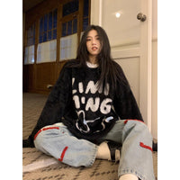Cartoon Soft Glutinous Mink Fur Cute Rabbit Sweater For Women