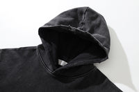Flame Dice Printed Hood Sweater Men