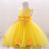 Children's Sequined Inserted Beads Embroidered Baby Princess Dress