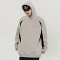 Stitching Contrast Color Hooded Sweatshirt Men