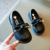 British Casual All-match Leather Shoes Little Girl College Retro