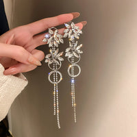 Stylish Letter-shaped Tassel Earrings