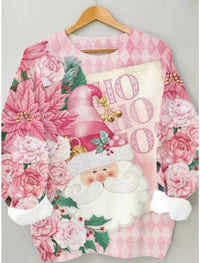 Casual Round Neck Long-sleeved Sweater For Daily Use