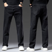 High Elastic Men's Straight Loose Spring And Autumn Jeans