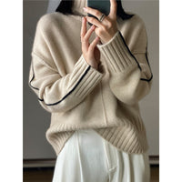 Sophisticated And Uniquely Designed Thickened Loose-fit Cozy Sweater