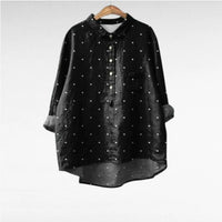 Casual Long Sleeve Shirt Animal Print Hawaiian Long Sleeve Blouse