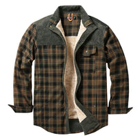 European-size Plaid Shirt Mens Outerwear