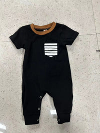 Children's Cotton Striped Jumpsuit