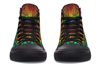 Printed Couple High-top Canvas Shoes