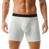 Comfortable Youth Men's Boxer Briefs Antibacterial Open Breathable