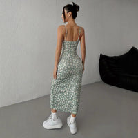 Women's Sexy Strap Printed Dress