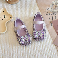 Girls' Glass Light Diamond Shoes Performance