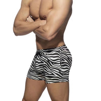 Zebra Print Lace-up Low Waist Sexy Beach Pants