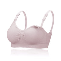 Maternity Unwired Front Buckle Seamless Nursing Bra
