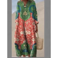 European And American Style Shirt Dress For Women