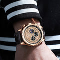 New Men's Multi-function Timing Sports Waterproof Watch