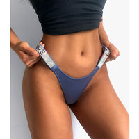 Sexy Rhinestone Fitness Sports Hip Lifting Briefs