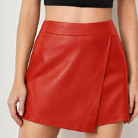 Women's Casual Hip-hugging Leather Pants