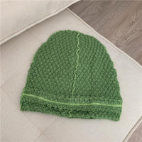 Knitted Wool Hat With Ear Protector