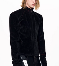 Mens Horsehair Fur Jacket For Winter Warmth