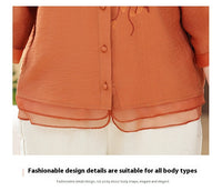 Summer Loose Embroidered Three-dimensional Blouse Shirt
