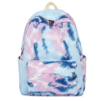 Schoolbag Female Korean High School Harajuku Tie-dye Backpack
