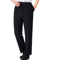 Kitchen Striped Chef's Pants And Dining Room Elastic Pants