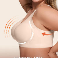 Womens Full-Coverage Push-Up Bra Without Underwire For Support