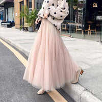 3-layer Tulle Skirt Women's Tulle Large Swing Student Skirt