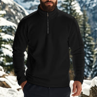 Men's Long Sleeve Solid Color Sweatshirt
