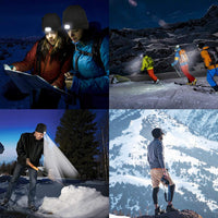 Factory Direct Sales New LED Lamp Knitted Hat Autumn And Winter Warm Outdoor Night Run Riding Lamp Hat Warm Led Hat