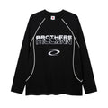 American Fashion Brand Embroidered Letter Long Sleeve