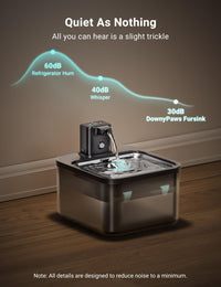 Intelligent Self-circulating Rechargeable Wireless Induction Pet Dog Water Dispenser