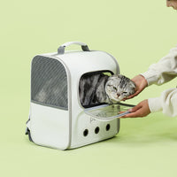 Large Capacity Portable Cat Backpack Transparent Window
