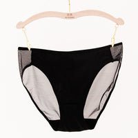 Knitted Mid-waist Silk Satin Mesh Mulberry Silk Underwear