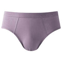 Cotton Skin-Friendly Soft U-Convex Design Solid Color Men's Briefs