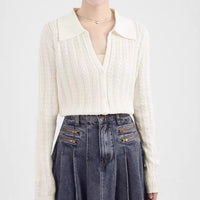 Women's New Designer Niche Long Sleeve Sweater