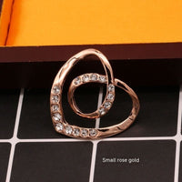 Love Scarf Buckle Clothes Corner Knot Buckle ShirtT-shirt Retaining Ring