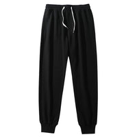 Men's Cotton Sports Casual Pants Drawstring Loose Slimming