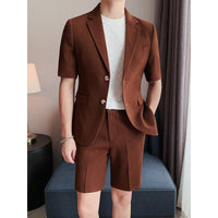 Summer Thin Suit Men's Fashion Leisure Suit