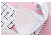 Students Without Steel Ring Pure Cotton Thin Push Up Bras
