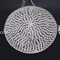 Exaggerated Round Bikini Chest Chain Nightclub Sexy Rhinestones