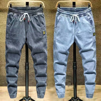 Men's All-matching Work Clothes Large Pocket Ankle-tied Casual Pants