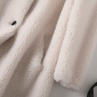 Women's Hooded Lambswool Warm Coat