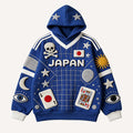 Fashion Casual Printed Polyester Sweater